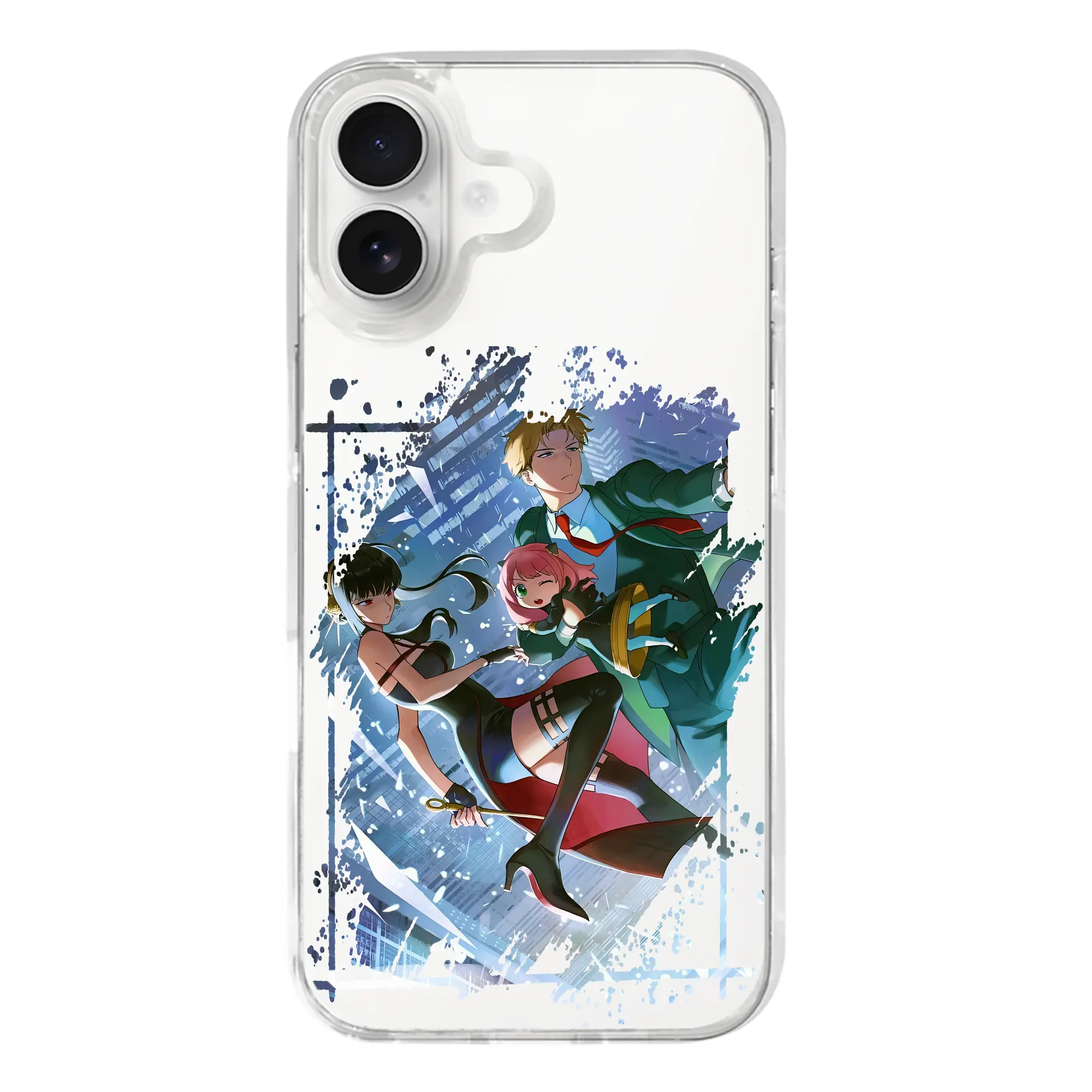 スパイファミリー グッズ,ロイド・フォージャー（Loid Forger） - iPhone 17シリーズ 透明スマホケース – 薄型・耐衝撃・精密フィット保護カバー